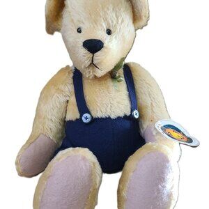 Bear Essentials Retired 1998 Mohair Bear Spencer w/ Suspenders